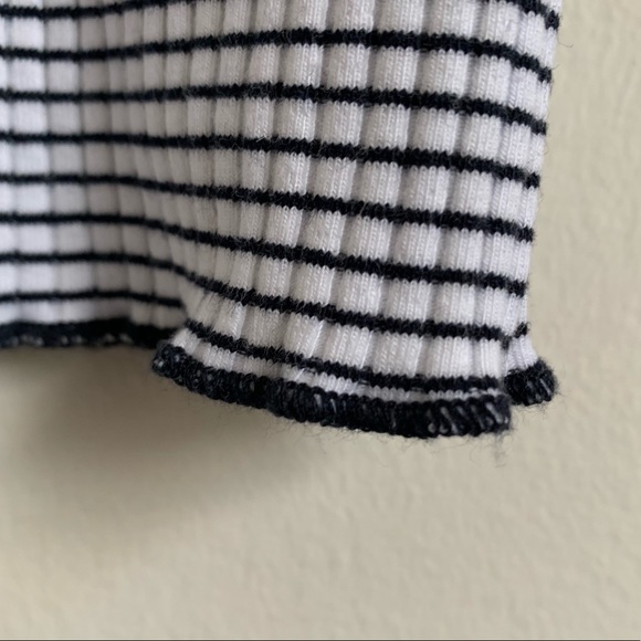 Zara Off Shoulder Striped Top - Picture 3 of 3